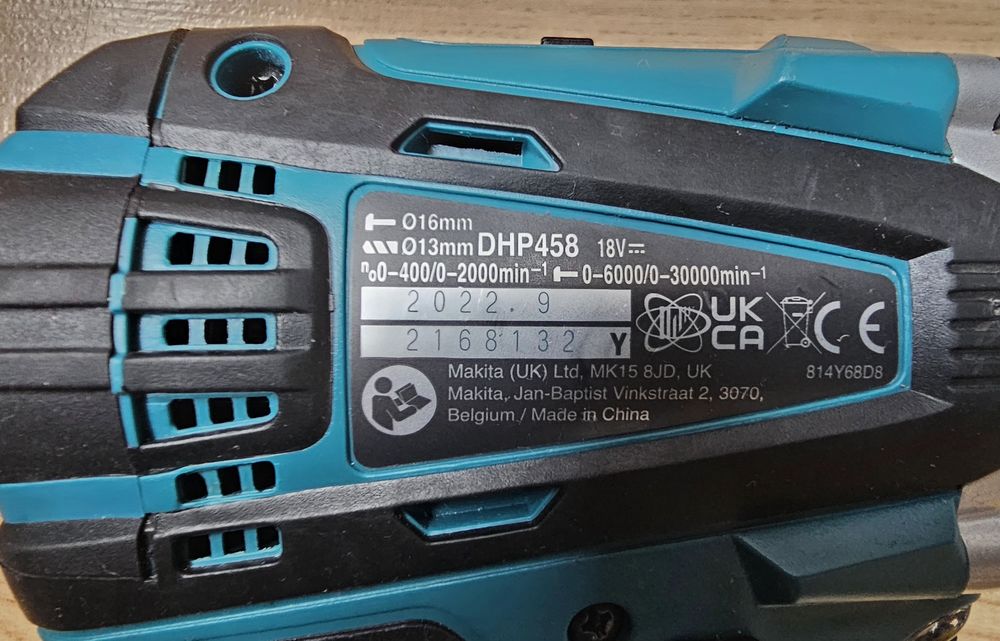 Makita Wiertarko-Wkrętarka Udarowa 18V DHP458Z