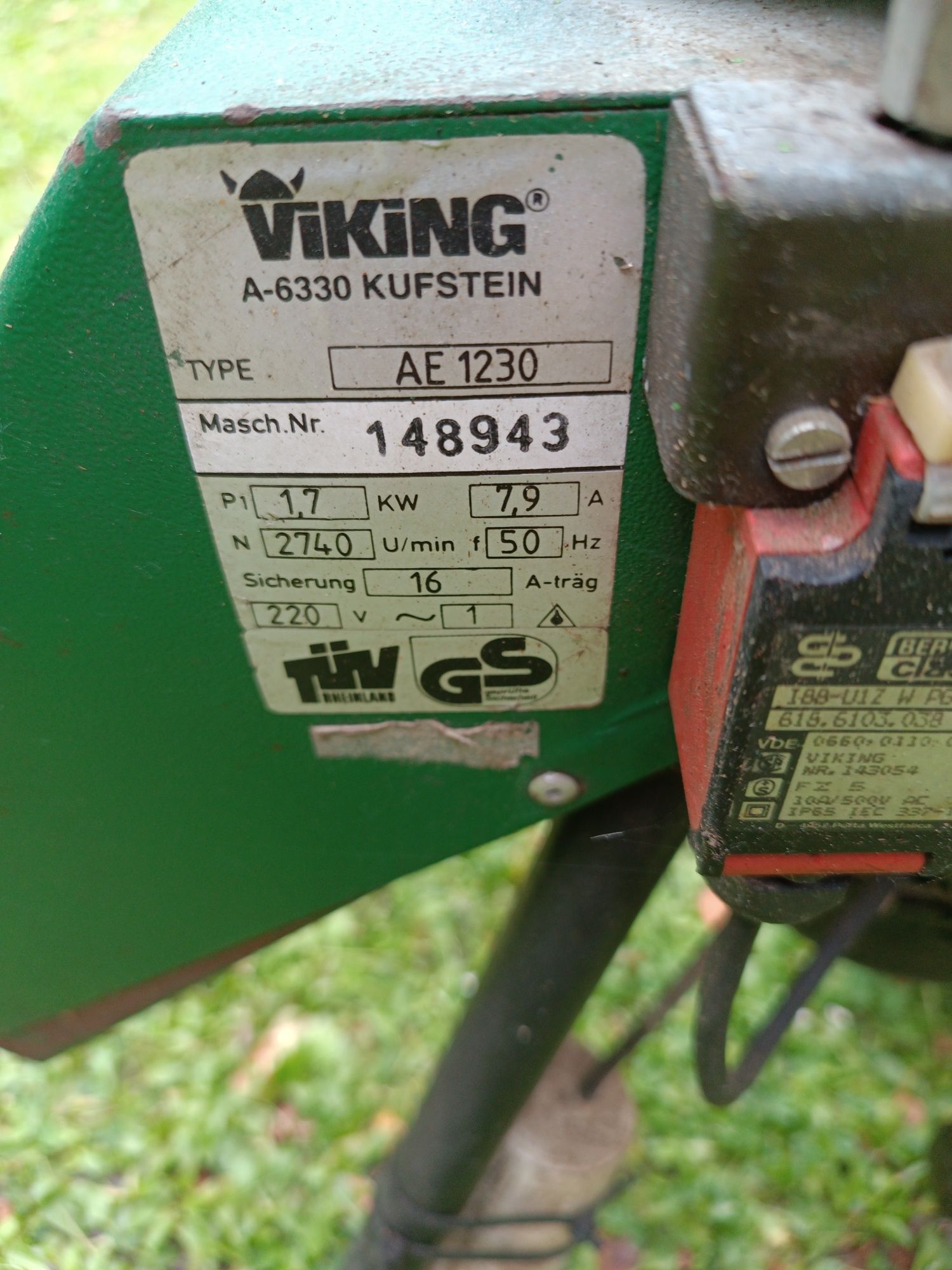 Rozdrabniacz do gałęzi tarczowy Viking na siłę