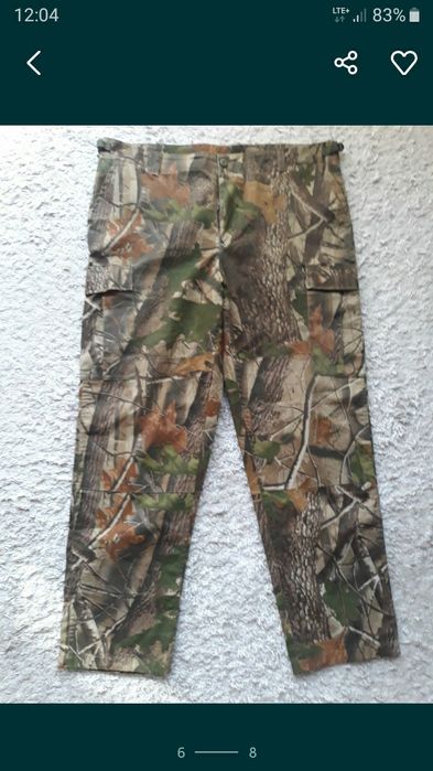 Spodnie kamuflaż leśny pustynny bojówki moro