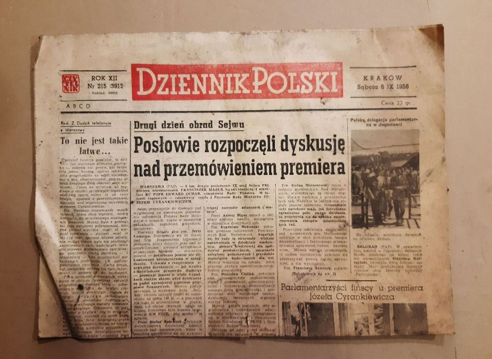 Dziennik Polski 1956