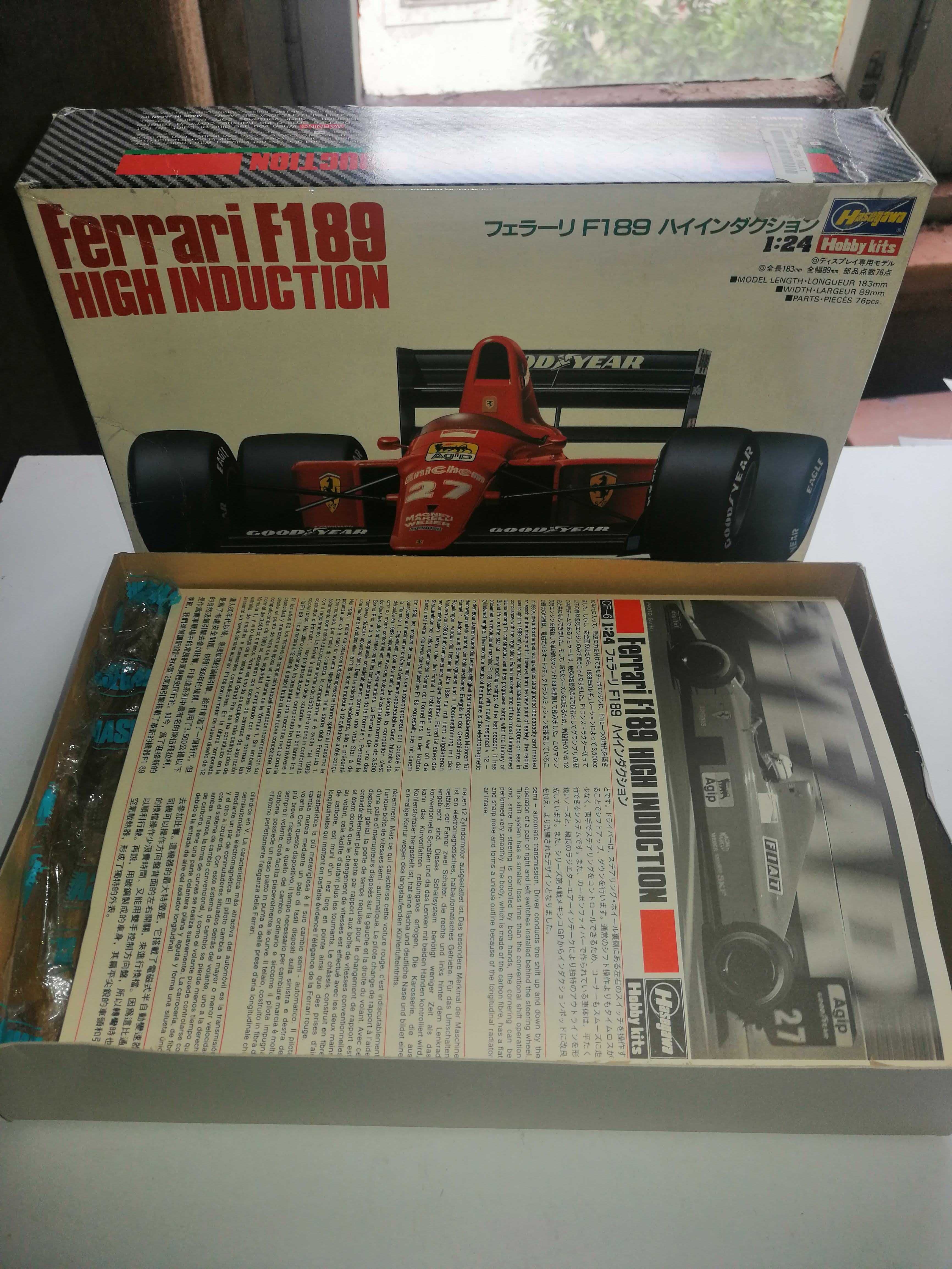 Ferrari F189 - Formula 1 - 1:24 - Hasegawa