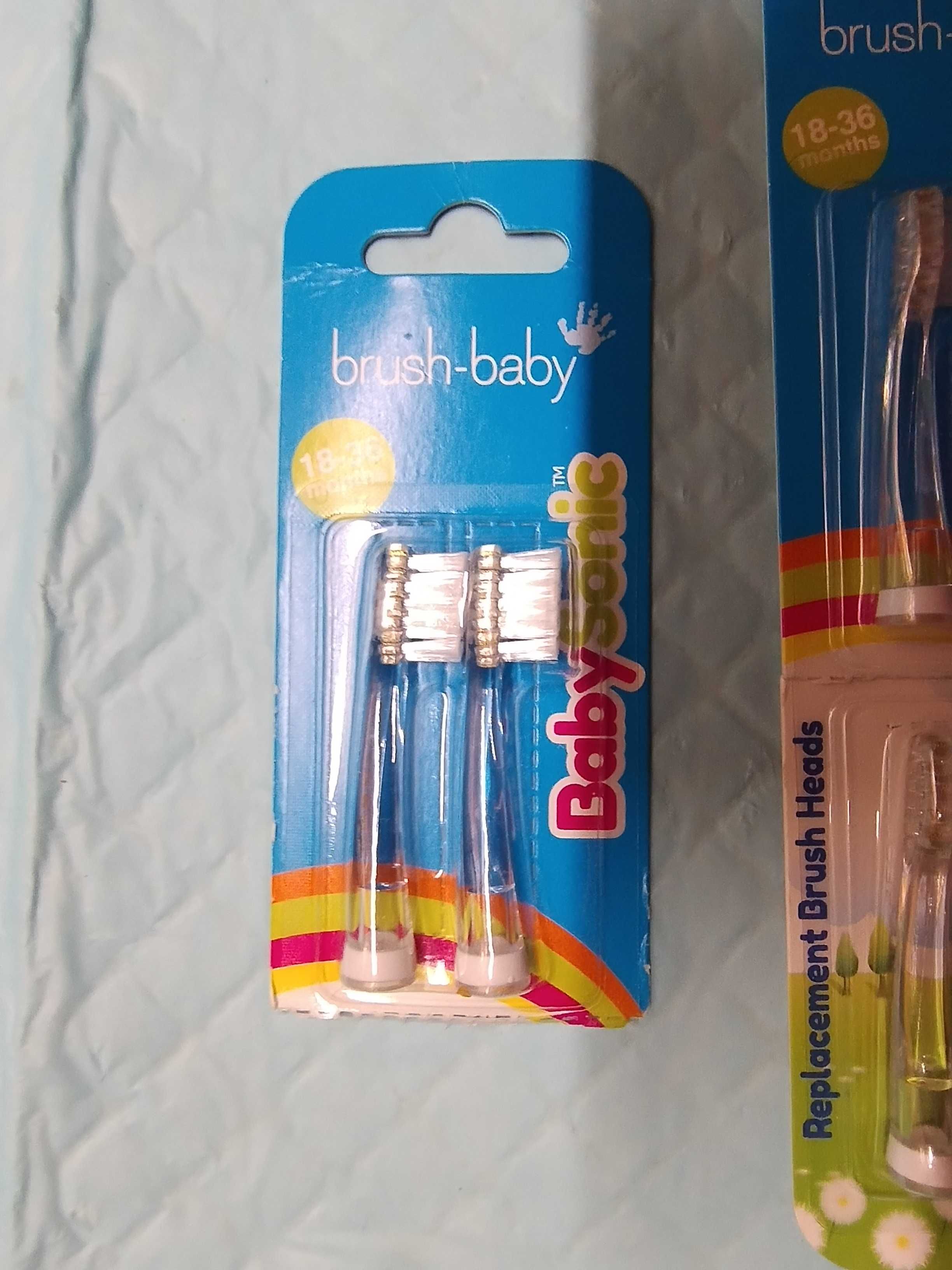 Końcówka Brush-Baby 18-36M do szczoteczki BabySonic nowa 1op.x2 szt.
