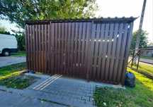Wiata śmietnikowa, pergola, domek narzędziowy 3x4 metry