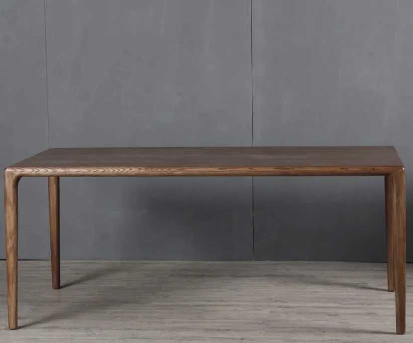 Stół dębowy loft, nowoczesny lite drewno dębowy, drewniany