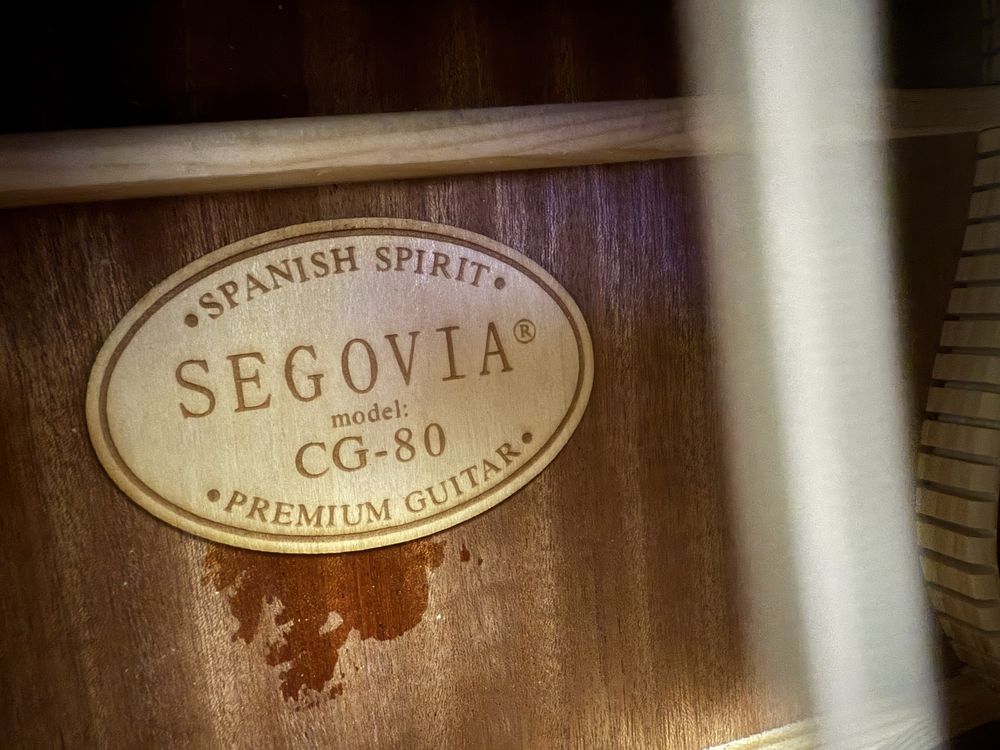 Gitara klasyczna segovia CG-80 +pokrowiec+stroik okazja!!