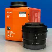 Sony FE 50mm f/2.5 G (NOVA - 3 ANOS DE GARANTIA)