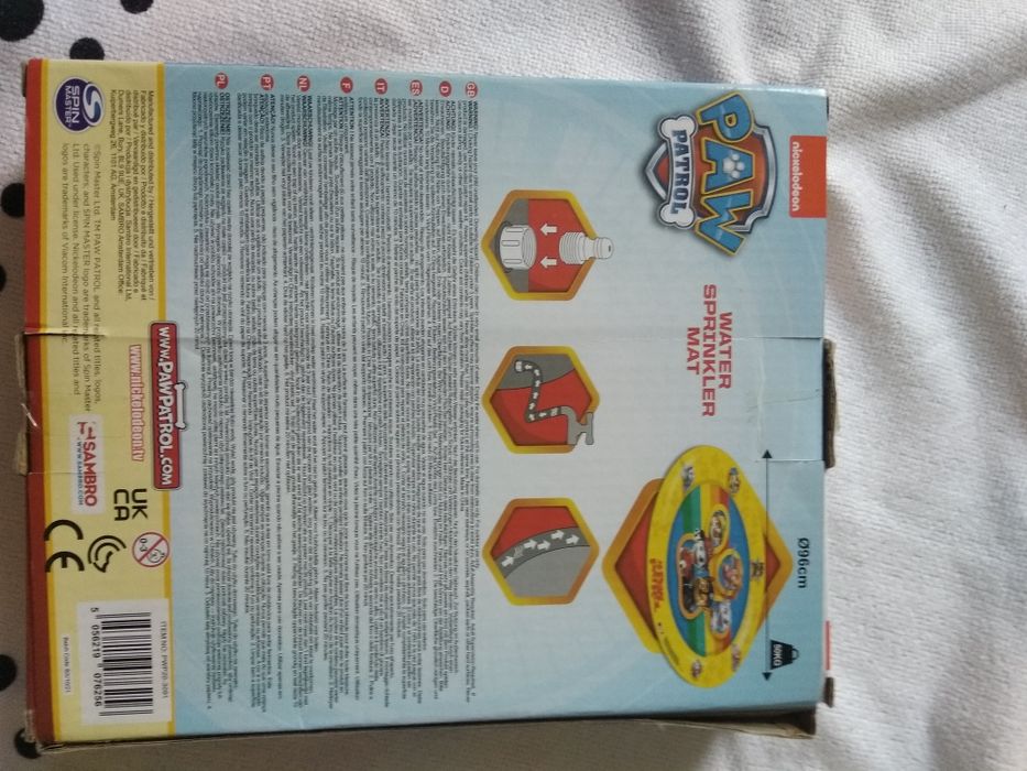 Nowa mata wodna zraszacz Psi Patrol