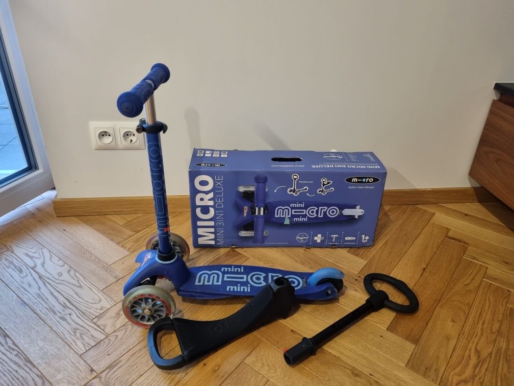 Micro Mini 3in1 Deluxe 3 w 1 hulajnoga