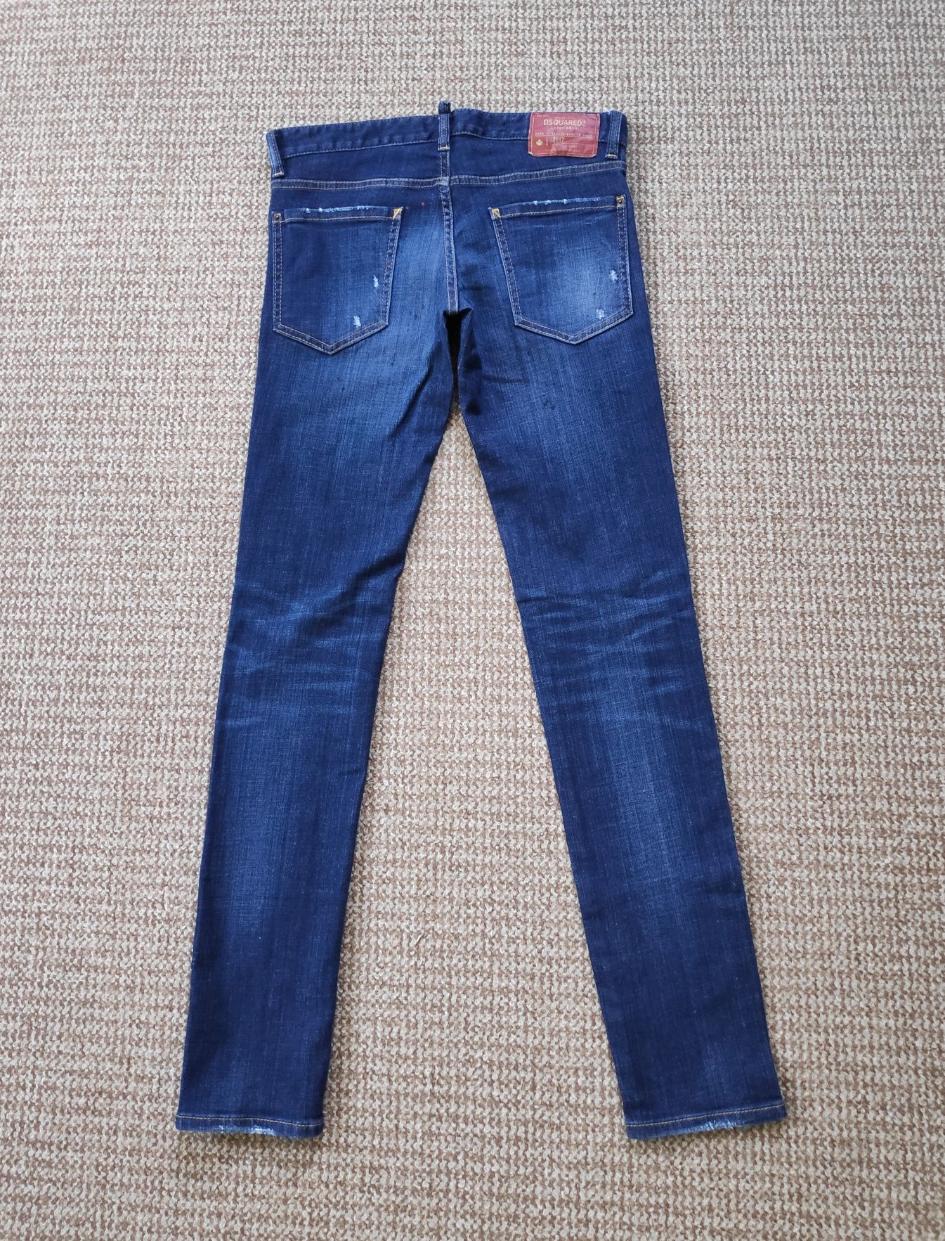 Dsquared2 джинсы slim fit с принтом made in Italy ОРИГИНАЛ 46 W30