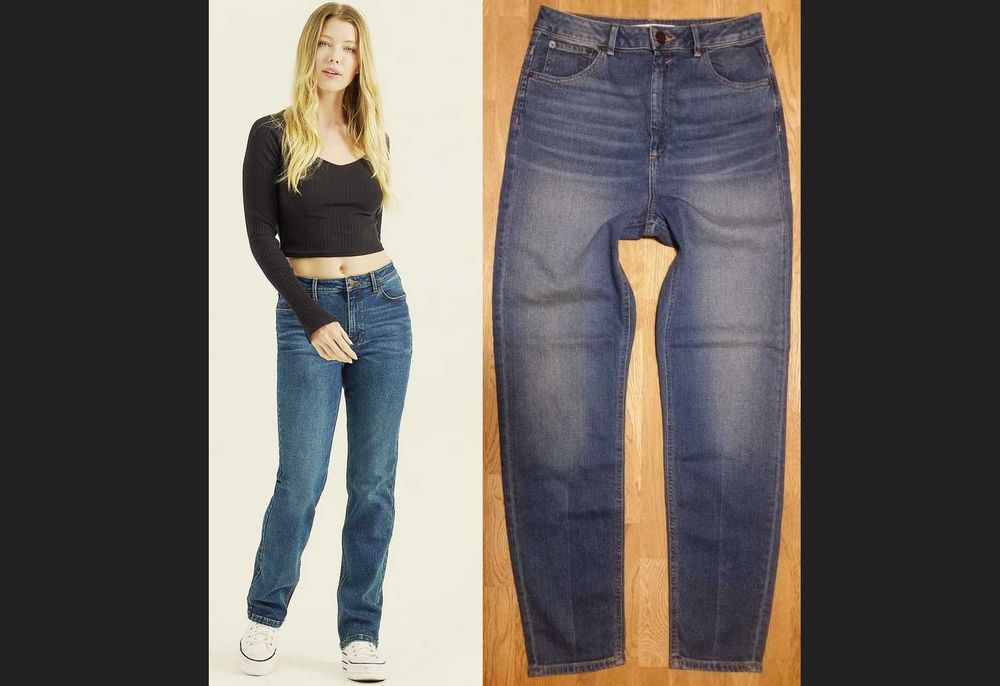 pas80/dł112 WYSOKI STAN Vintage Straight W30 L34 proste w29 l36