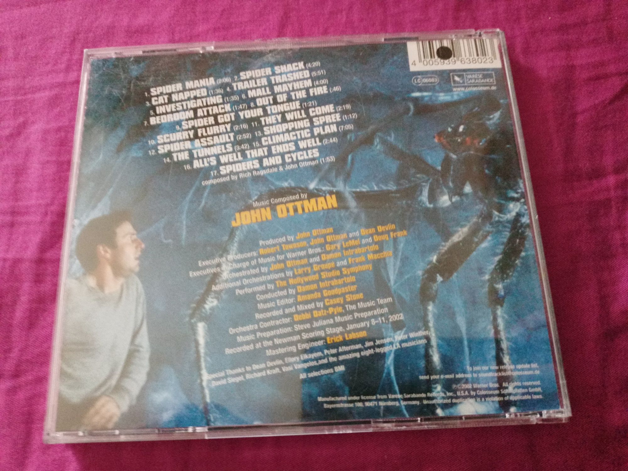 Arac Attack - Eight Legged Freaks - Music by John Ottman(ost)(vg+, pro