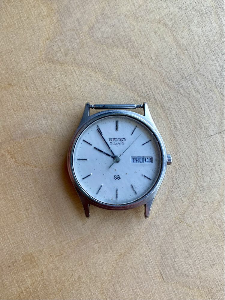 часы Seiko SQ Quartz Day Date (8223-7100) vintage японские винтаж