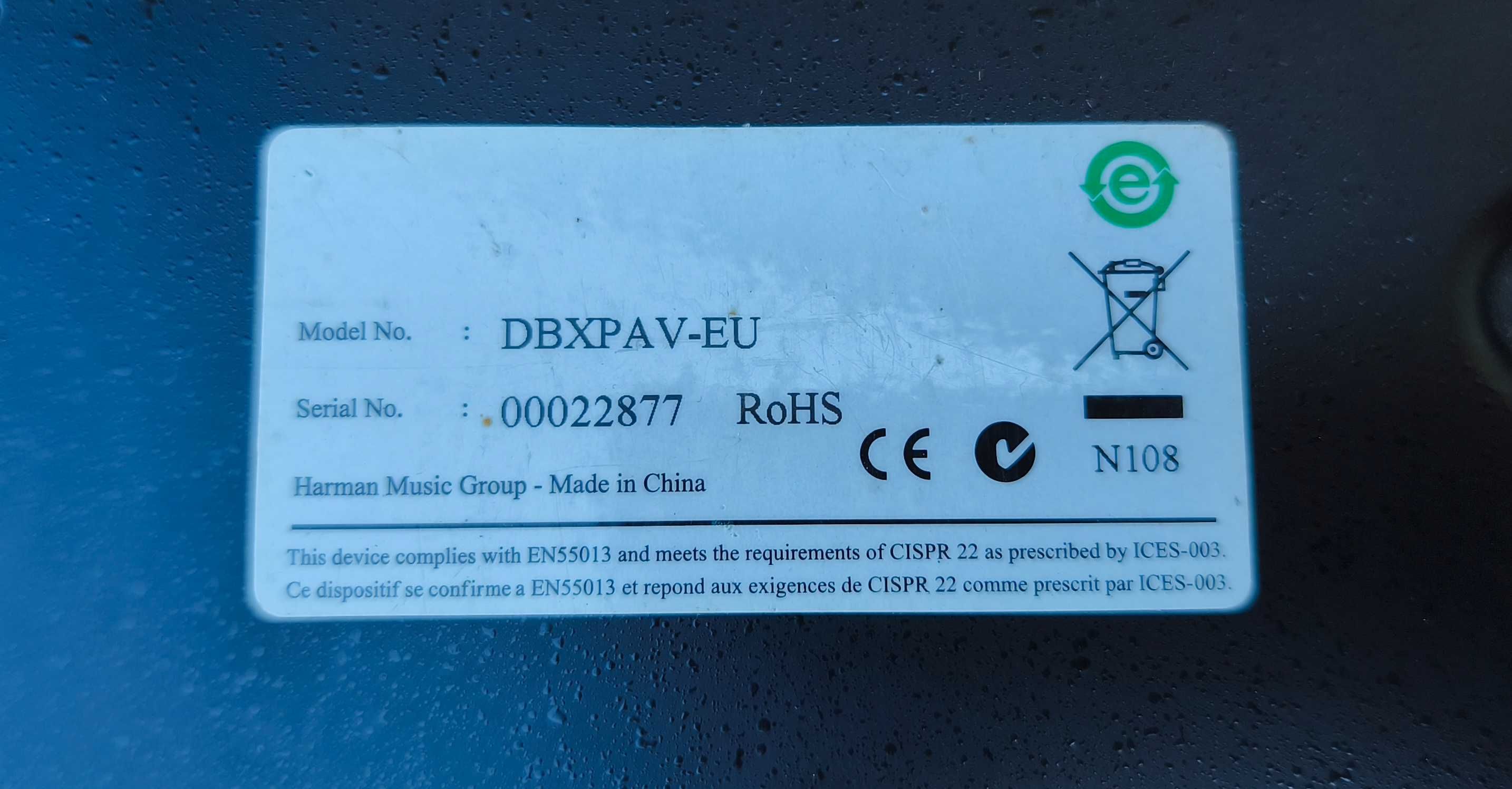 Procesor głośnikowy DBX driverack PA