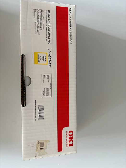 Toner OKI C5800/C5900/C5550MFP yellow
