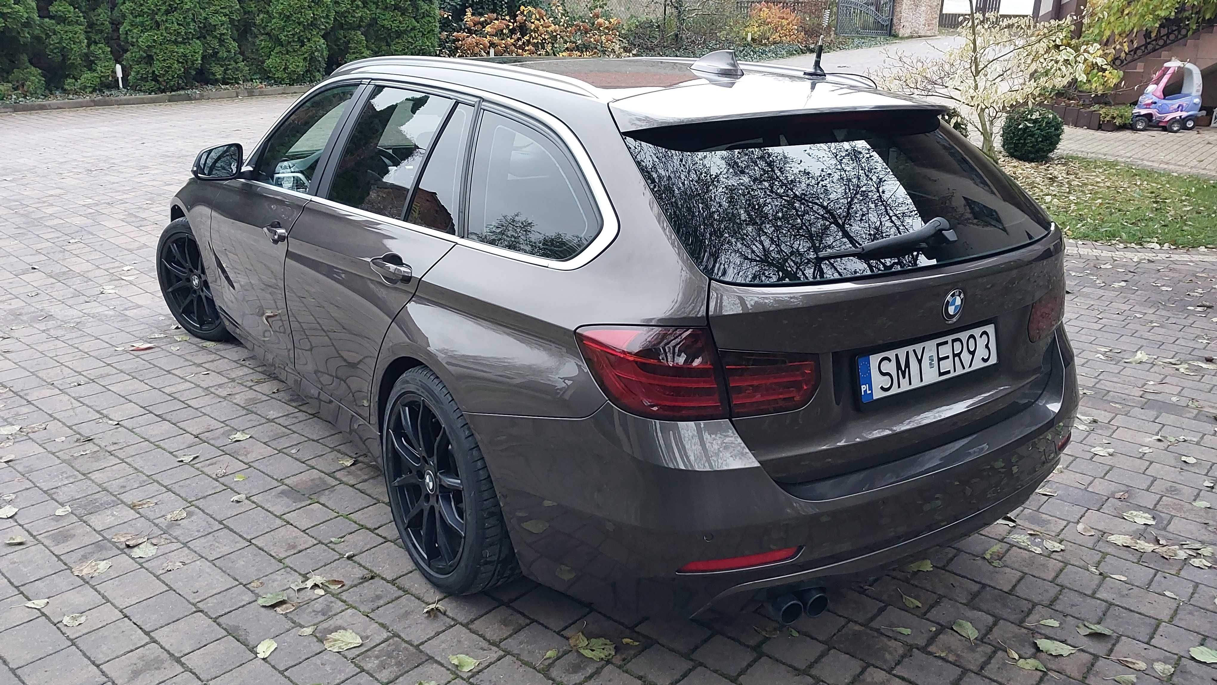 BMW 320ed poprawiona Skóra Sporty Duża Navi Panoram T-Pad 2kpl ori alu