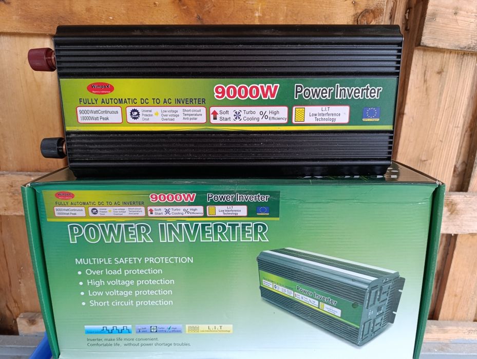 Продаю Інвертор 12/220 .9000w використовувався декілька раз.