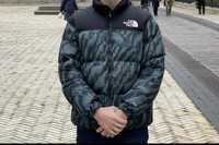 Пуховик[M] The North Face 1996 Nuptse Jacket Multi Printed Balsam Grey