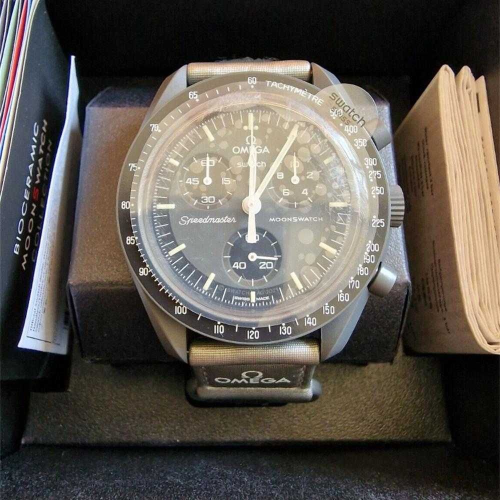Omega x Swatch Mercury SO33A100 - Black Friday Promocja 2025