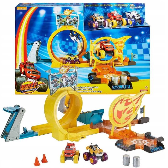 Tor Fisher Price Blaze i Mega Maszyny Stan idealny zabawka dla dzieci