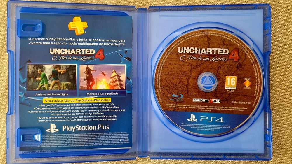 Jogo PS4 Uncharted 4: A Thief's End