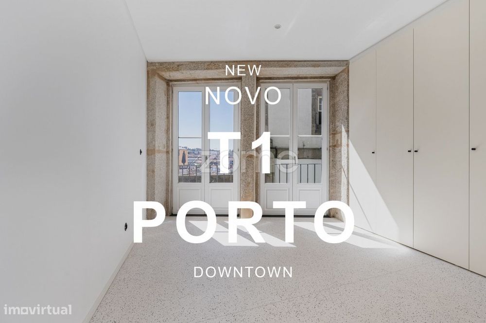 Apartamento T1 novo perto da Ribeira no Porto
