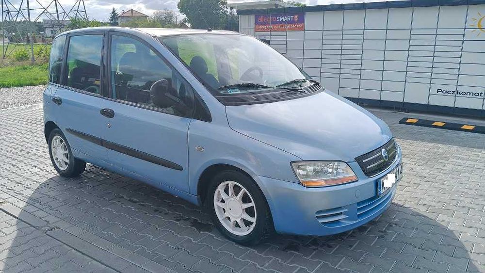 Multipla1.9JTD KLima ekonomiczne rodzinne długie opłaty OD właściciela