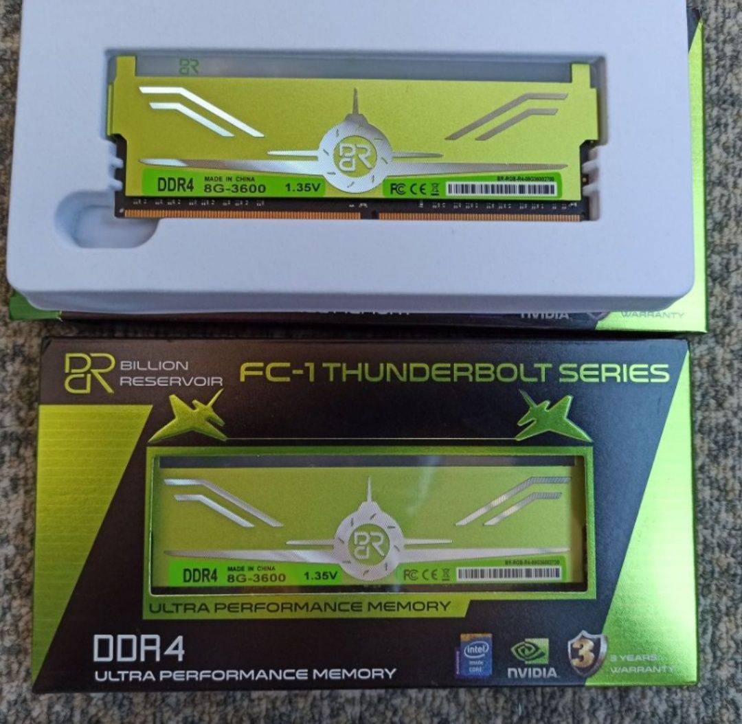 DDR4 RGB Billion Reservior (BR) 16 Gb (2*8 Gb) 3600MHz
