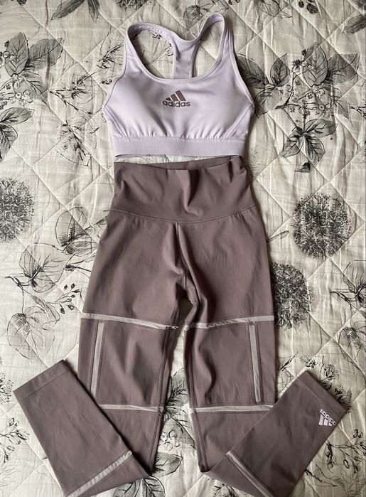 Комплект лосины , топы Adidas (оригинал)