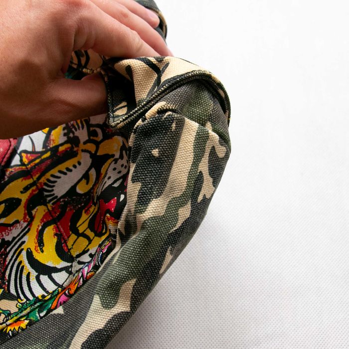 Ed Hardy y2k oveprint skull torba na ramię vintage