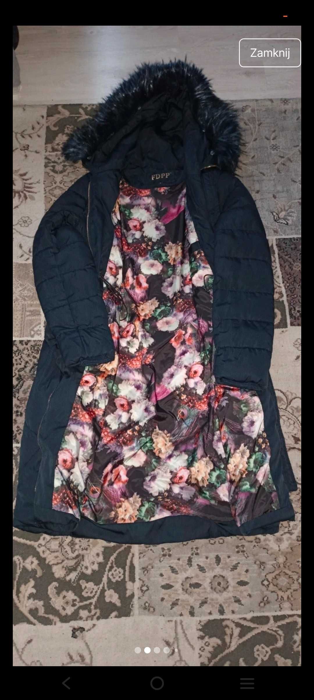 Kurtka zimowa dluga
