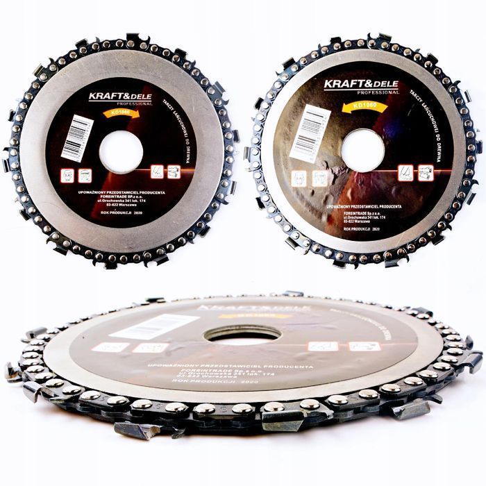 Piła Tarcza Łańcuchowa Do Drewna Do Szlifierki Kątowej 125 Mm 22.2Mm