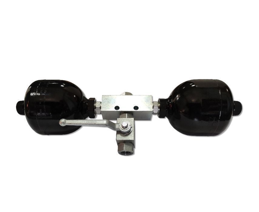 AMORTYZATOR Hydroakumulator Podwójny 0,75 L G1/2 [8316]