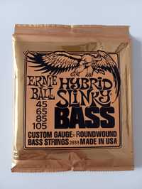 Ernie Ball bass 4 string struny do basu 45-105