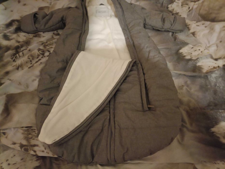 Зимовий дитячий комбінезон в коляску,утеплений 74 розмір