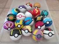 Muitas pokébolas Pokémon LOTE de várias figuras poké bola