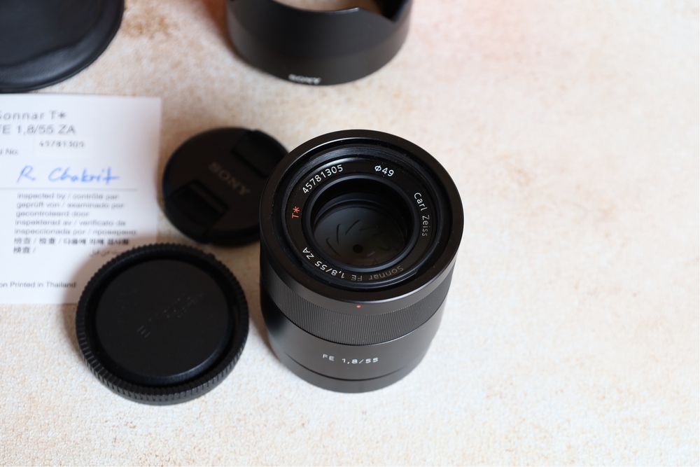 Об'єктив Sony FE 55 mm f/1.8 ZA Sonnar T*Carl Zeiss (SEL55F18Z)