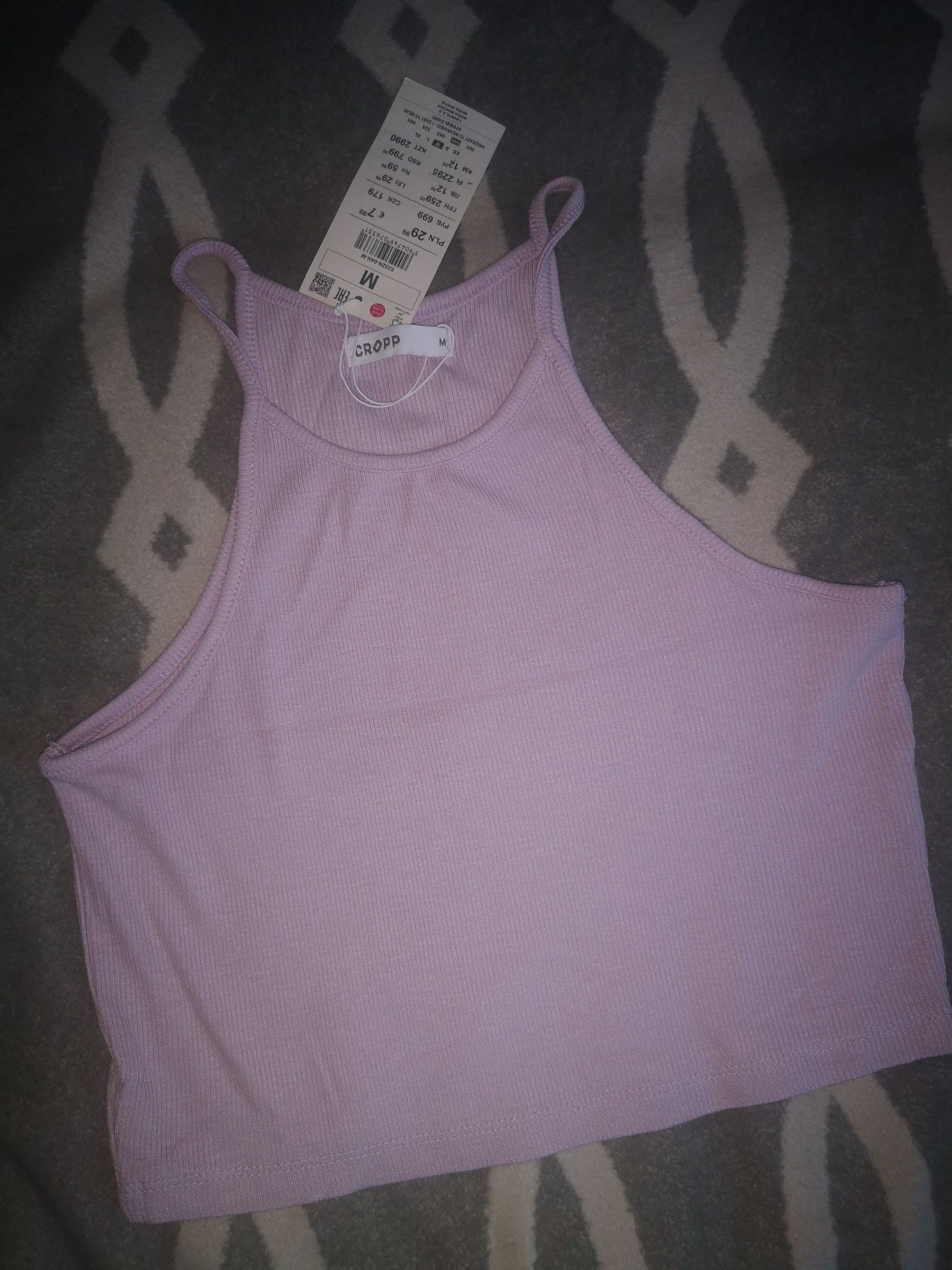 Nowy top lilowy  M(s/m)