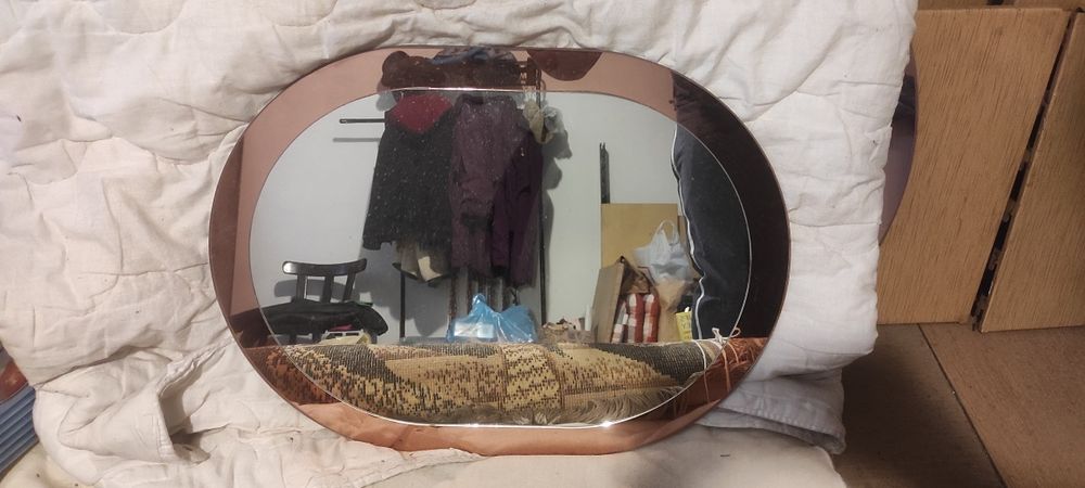 Lustro łazienkowe owalne