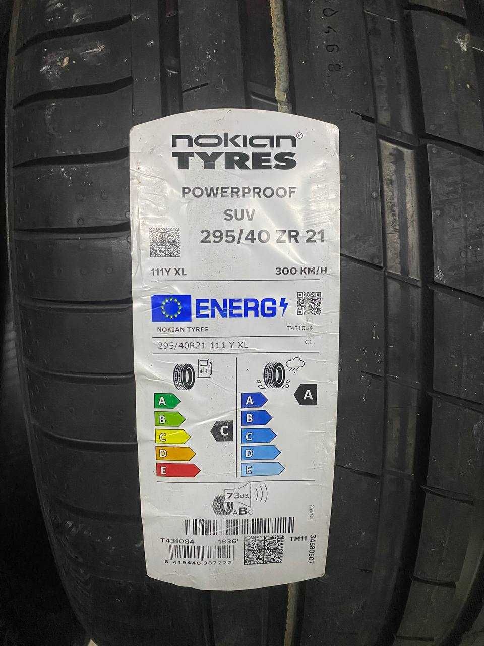 продам 4 од. нові Nokian Powerproof SUV 295/40 R21 літо   ціна за од.