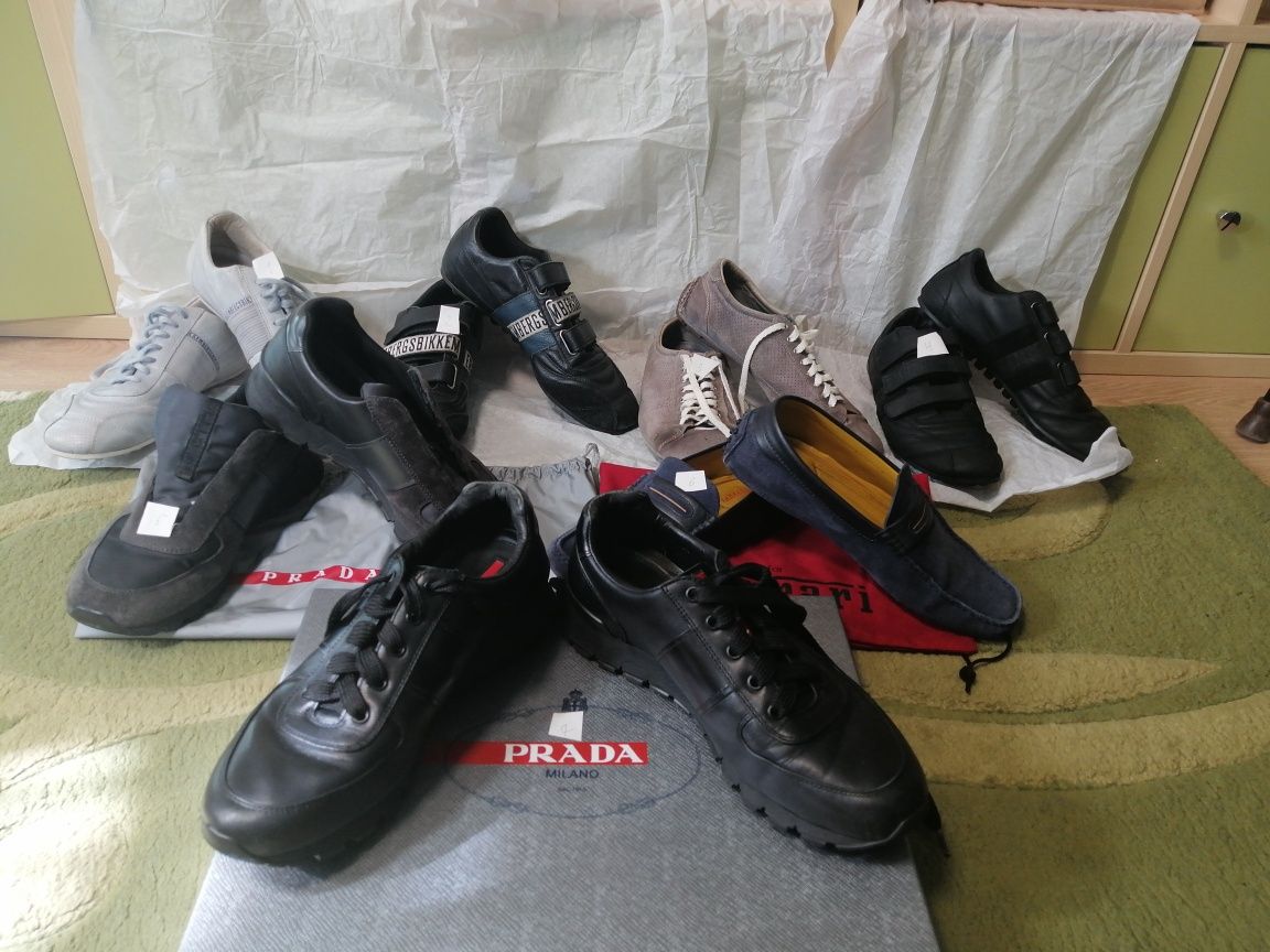 Продам взуття Prada, Bikkembergs, Ferrari