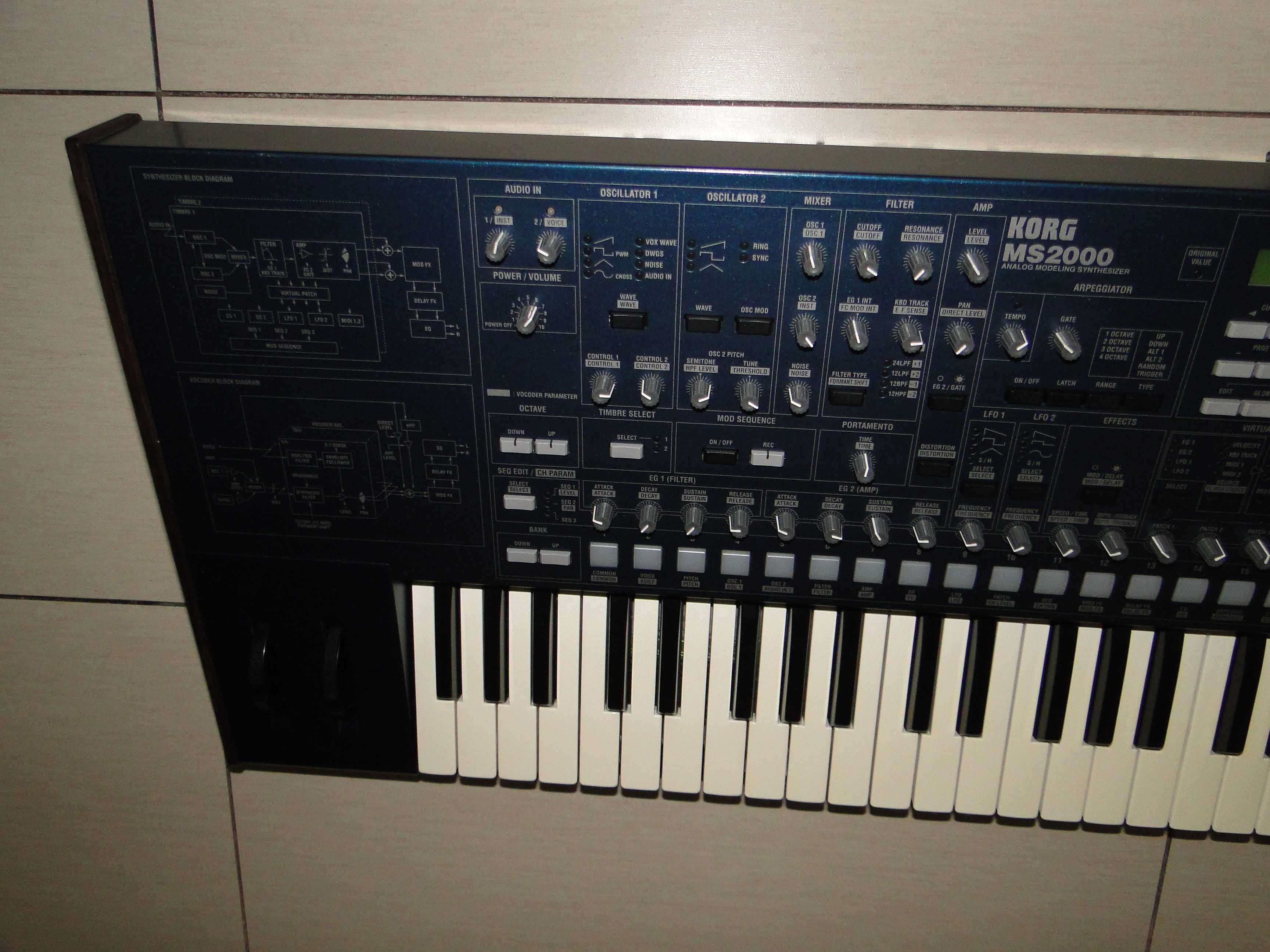 Kultowy Syntezator Analogowy KORG MS2000.Ideał.Jedyny.Mega Okazja
