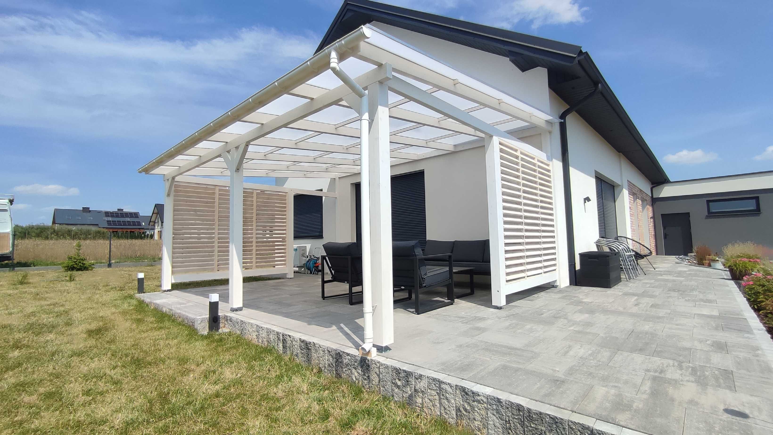 zadaszenie pergola wiata poliwęglan TANIO taras weranda