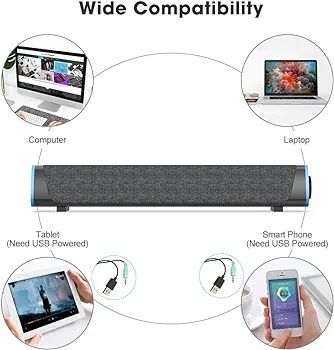Glośnik komputerowy soundbar led soulion r30