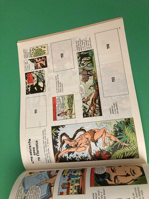 Caderneta Cromos & Livro do Tarzan Agência Portuguesa Revistas Nova