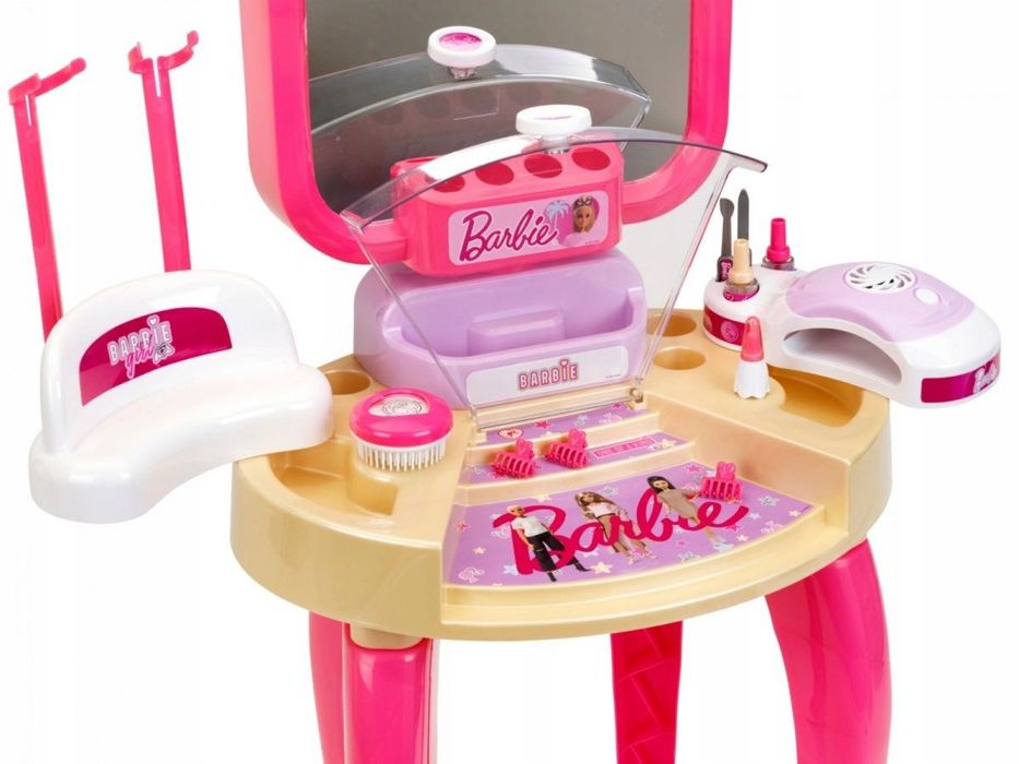 Toaletka Barbie Dla Dzieci Klein 5721 Z Lampą I Akcesoriami Prezent