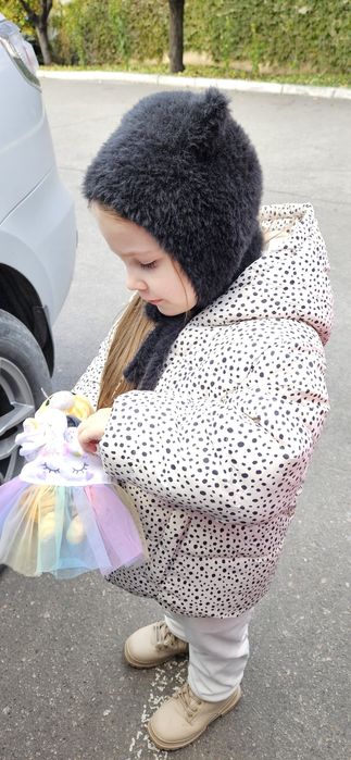 Шапка з вушками котика