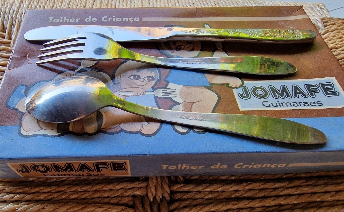 Set de Talheres de Criança da JOMAFE Guimarães Vintage