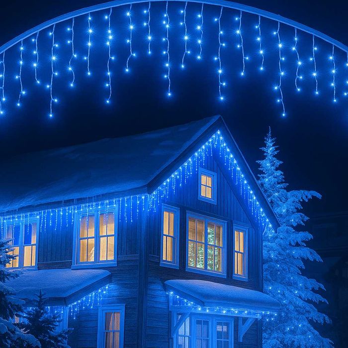 Sople Kurtyna Swiatełka 1000LED Lampki ZEWNĘTRZNE RÓŻNE KOLORY