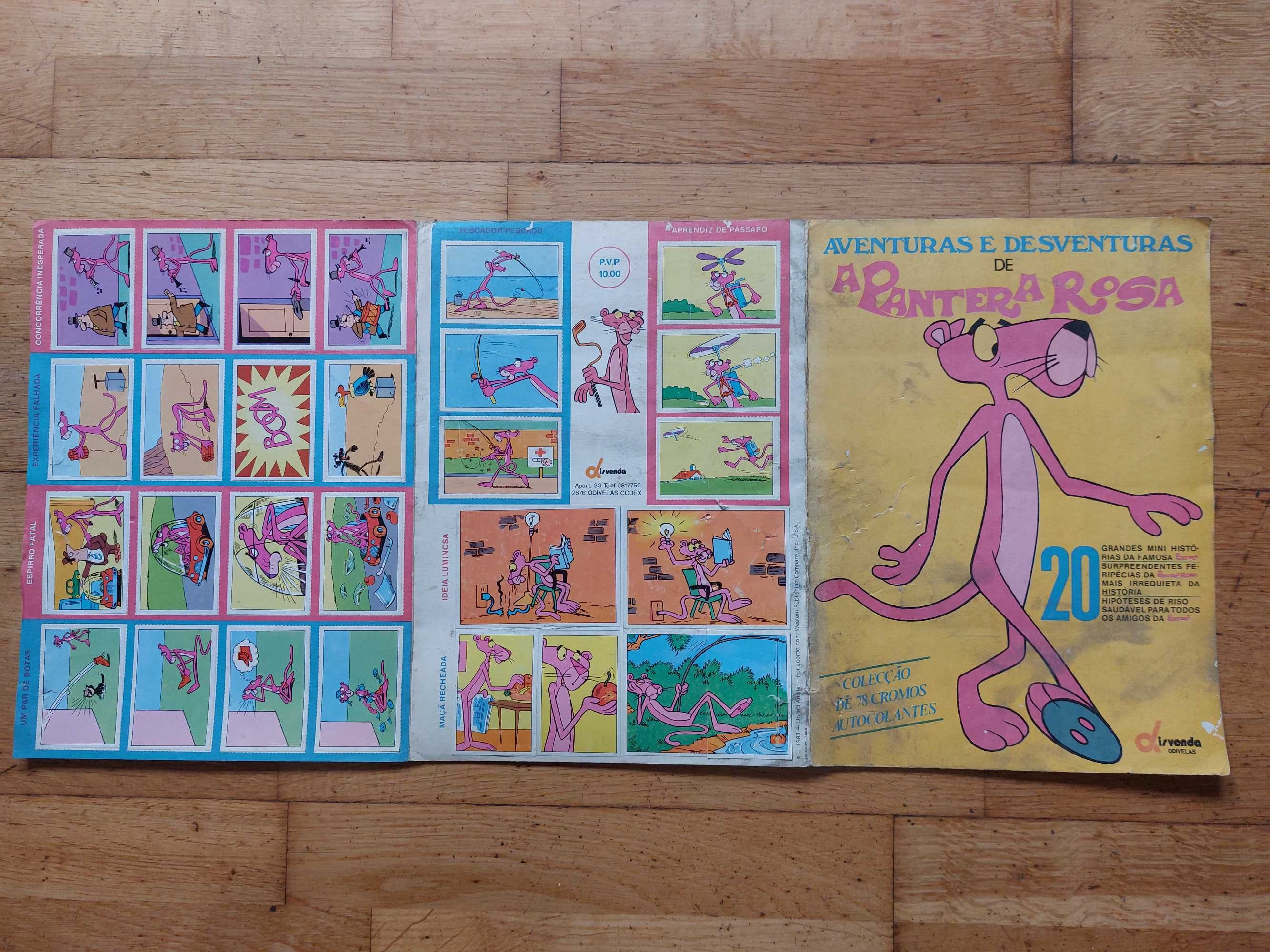 Caderneta de cromos "A Pantera Rosa" - Completa