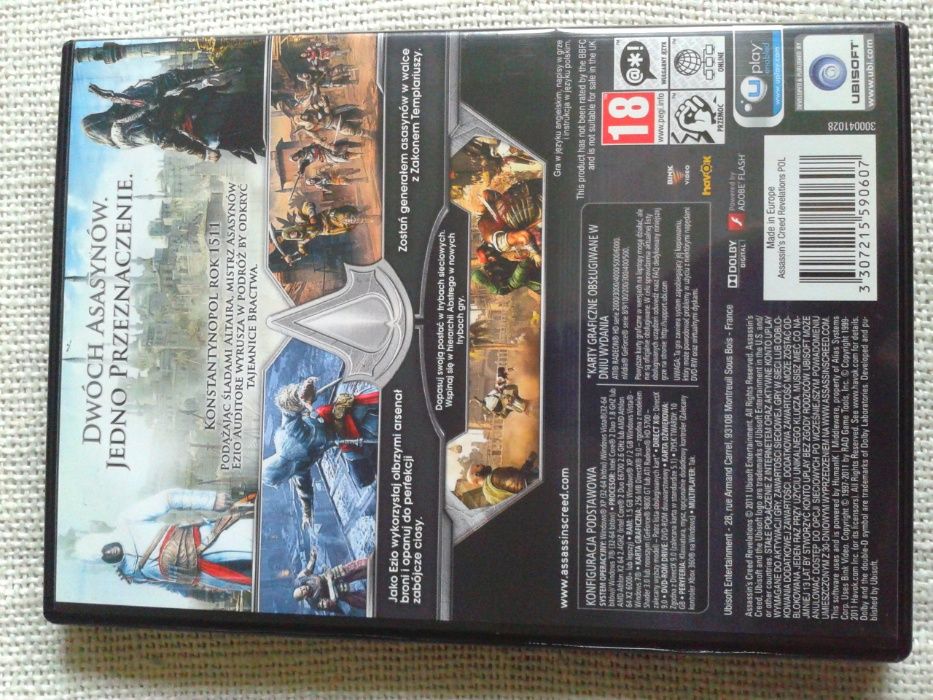 Assassin's Creed Revelation + Assassin's Creed 2, Ubisoft PC